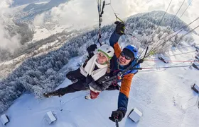 Tandem Paragliding Experience with Transport from Interlaken