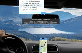 Smartphone Audio Driving Tour between Kamloops and Vancouver