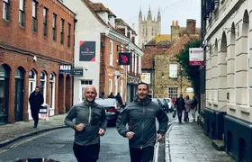 Small-Group City Running Tour in Canterbury