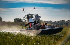 Scenic Central Florida Everglades airboat tour with park admission