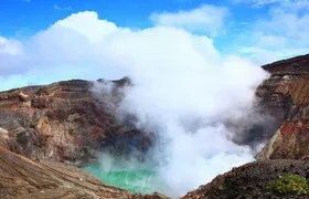 Kumamoto Castle Kusasenri Aso Crater and Aso Boys Scenic Train