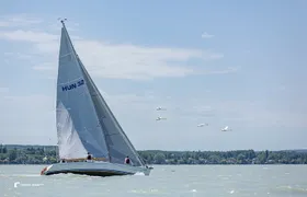 Sailing at Lake Balaton