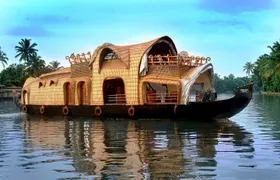 Houseboat day cruise in Ashtamudi Lake with lunch- Trivandrum pick up