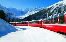 Full-Day St. Moritz and Bernina Express Scenic Tour from Como
