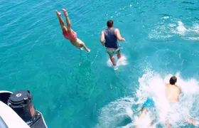 Theo's Boat Trip in Corfu and Mainland Greece with Beach BBQ