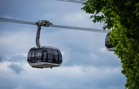 Cable car ticket with one-way or round-trip option