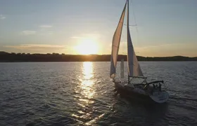 Sunset Yacht Cruise from Sopot with Welcome Drink