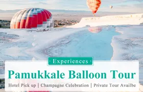 Turkey Pamukkale Hot Air Balloon Tour Pamukkale Baloon Tour at Sunrise