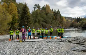 Guided SUP experience in the Vosso river