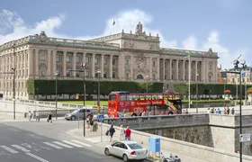 City Sightseeing hop-on hop-off bus tour of Stockholm