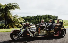 TAURANGA SHORE EXCURSION: Epic 25 min V8 Trike tour of Mt Maunganui & Tauranga
