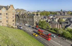 City Sightseeing hop-on hop-off bus tour of Edinburgh