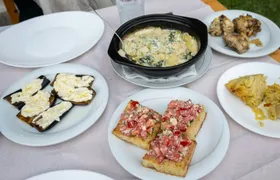 Traditional northern Albania food tasting in Shkodra