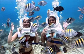 Curacao Helmet Diving-Walk the Ocean Floor, No Swimming Required 