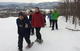 Fire Man Guided Snowshoe Tour in Mont-Tremblant