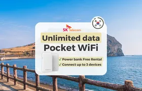 Korea Pocket Wifi with SKT Unlimited Data Korea Airports Pick-up