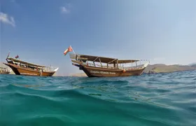 Private full-day dhow cruise from Khasab