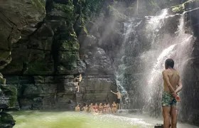 Guided tour to intact jungle and cascading waterfalls