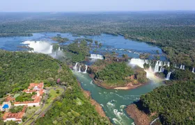 Iguassu Falls Brazil side with optional Macuco safari, helicopter flight, and Bird Park