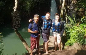 Jumping Sliding at Aling- aling Waterfall - Wanagiri Hidden Hill - Handara Gate