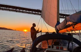 Sunset cruise on the Tagus in Lisbon