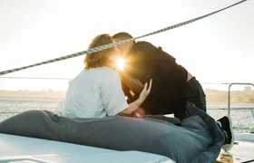 Cascais romantic private cruise with sparkling wine