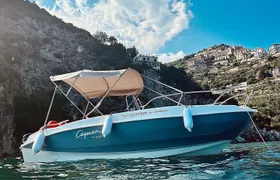 Amalfitan coast boat rent no license or with professional skipper