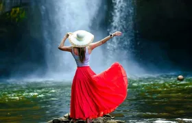Best of Waterfalls: Tibumana waterfall, Tukad Cepung, & Tegenungan