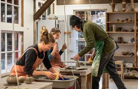 Creative Wheel Throwing Pottery Class in Coromandel 
