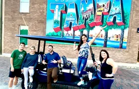 Guided Tampa Sightseeing Tour in a Deluxe Street Legal Golf Cart