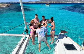 Catamaran Semi Cruise Paros Antiparos includes Food and Drinks