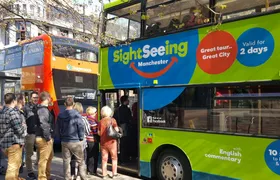 Manchester hop-on hop-off sightseeing bus tour