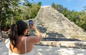 Maya Coba ruins tour with pyramid, ceremony and cenote swim