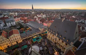 Self guided tour with interactive city game of Osnabruck