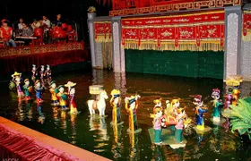 Water Puppet Show-Cyclo & Dinner On Cruise in Ho Chi Minh City