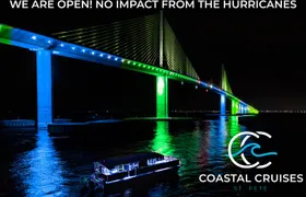 Island Sunset and Skyway Light Show - 3hr Boat Cruise in St. Pete