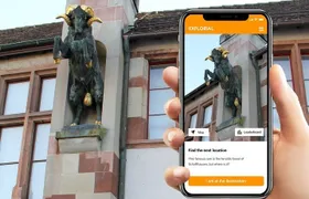 Schaffhausen exploration walking tour with smartphone game