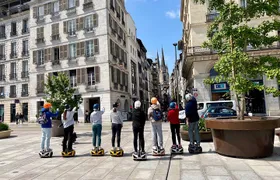 Unusual and ecological ride on a Segway and electric bike in Bayonne