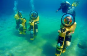 Cyprus underwater walking or scooter small-group tour