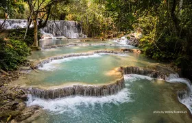 Private Tour Full-day Morning Market, Villages and Scenic Kuang Si Waterfall