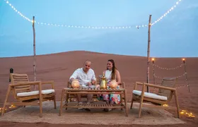 Private Dinner in the dunes in the Mleiha National Park