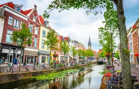 Self-guided city walk with audio tour in Delft