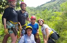 Hiking through Falan's ruins, ecotourism, river and canopy.