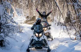 Guided Fairbanks Snowmobile Tour