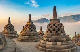 Borobudur(climb up), Merapi Volcano and Prambanan Temple Tour