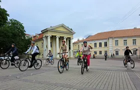 Vilnius bike tour showcasing the city's highlights
