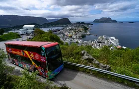 City Sightseeing hop-on hop-off bus tour of Ålesund