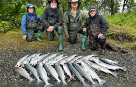Half day Alaska Salmon Fishing on the Kenai Peninsula