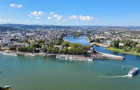 Koblenz - Old Town with the Ehrenbreitstein Fortress