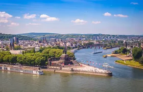 Self guided tour with interactive city game of Koblenz